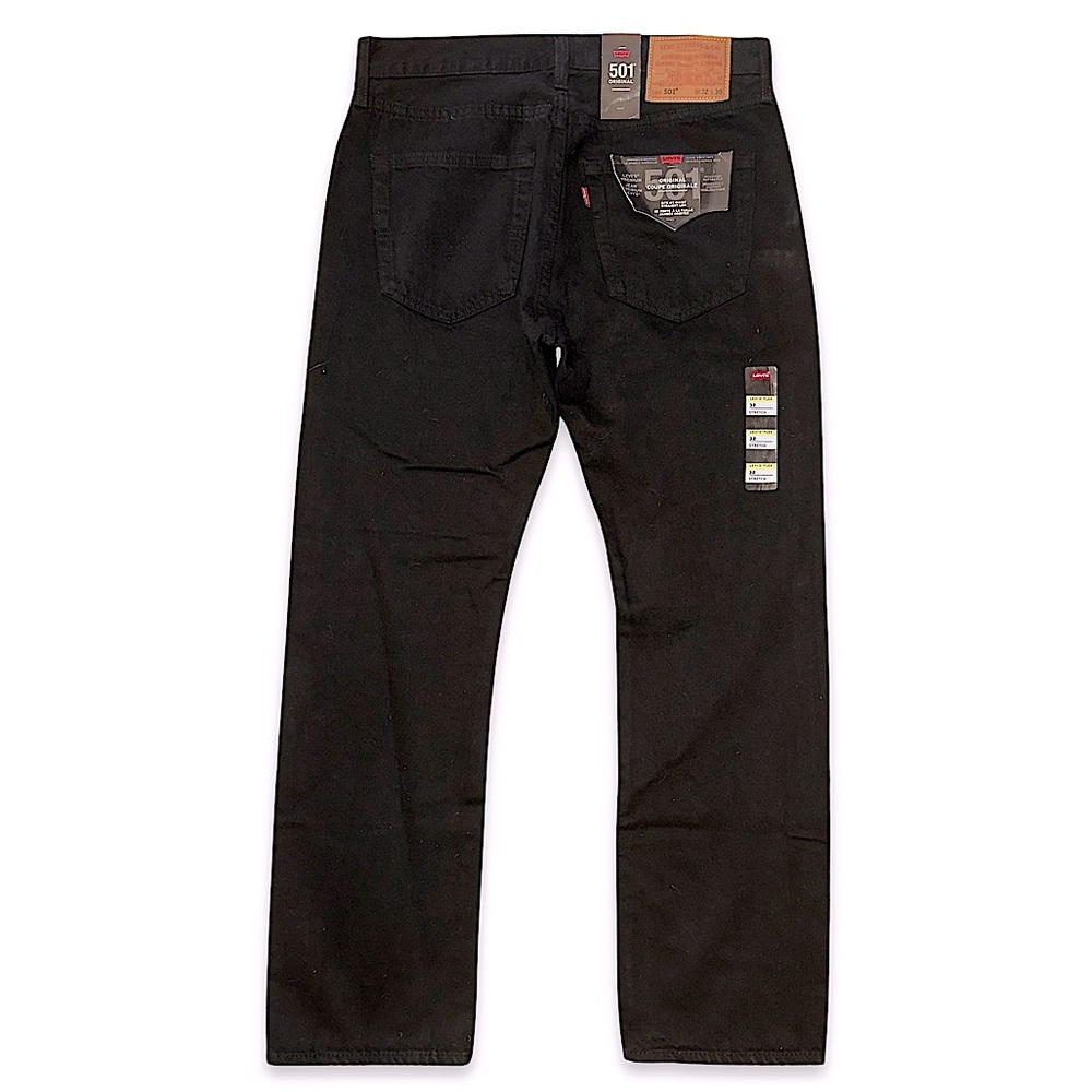 Levi’s Premium 501® ORIGINAL FIT MEN'S JEANS Black 0165